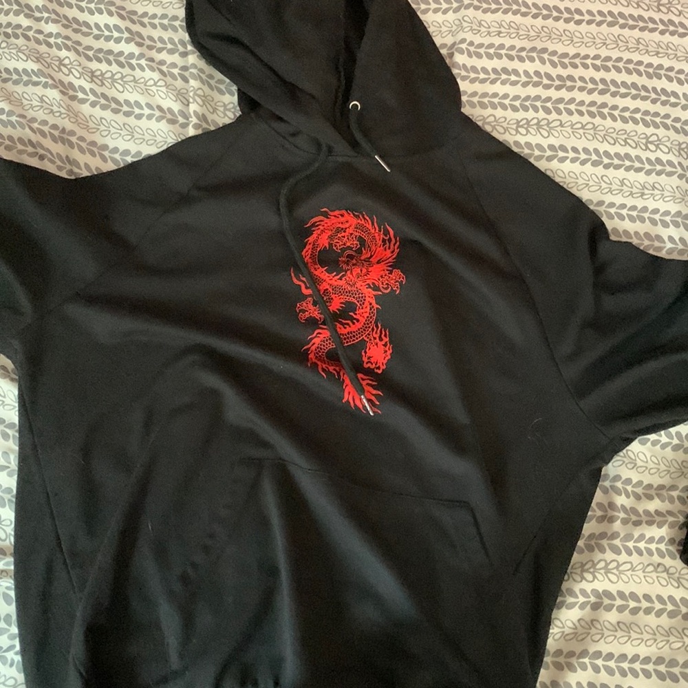 Shein Red Dragon Hoodie, Large.